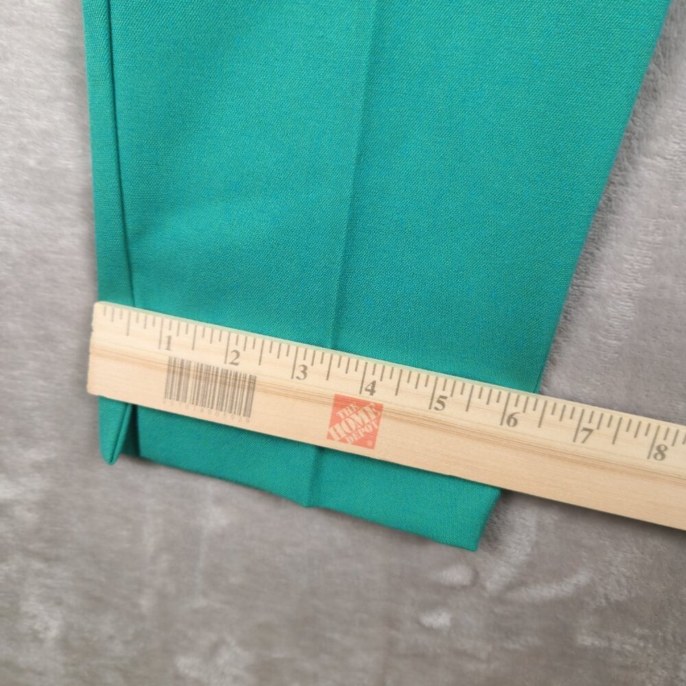 NWOT Cleo Petites Green Slim Ankle Pants Size 4 - Picture 8 of 9